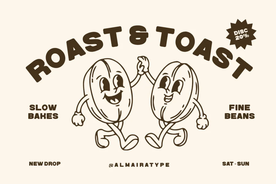 Toffee Font preview 3