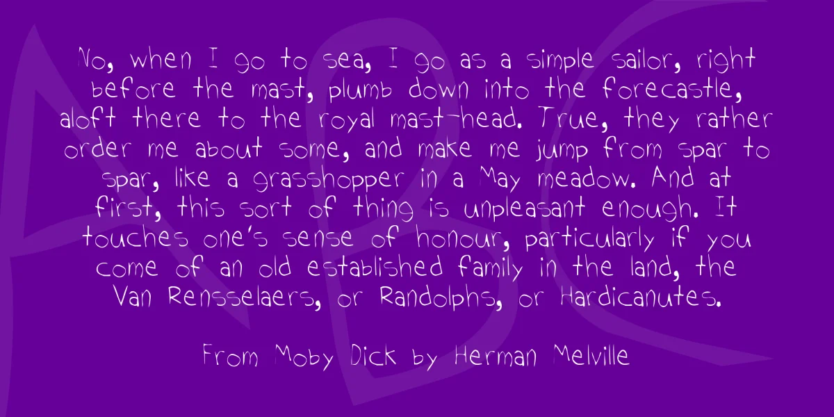 Tom's Handwriting Font preview 3