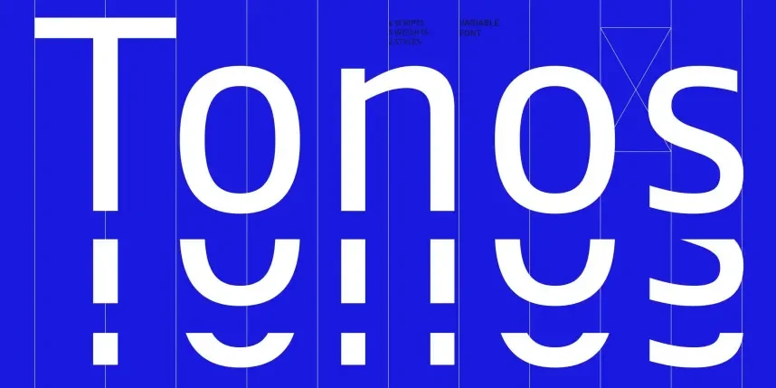 Tonos Font Family preview 2