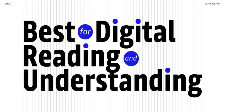 Tonos Font Family preview 5