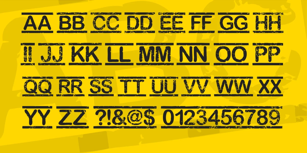 [TOP_SECRET] Font preview 3