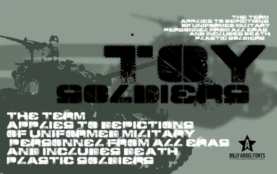 TOY SOLDIERS Font