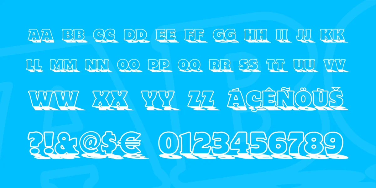 Toyland NF Font preview 2