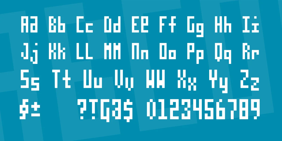 TPF Ploxx Font preview 3