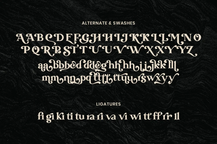 Transcity Font preview 3
