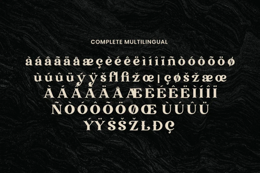 Transcity Font preview 4