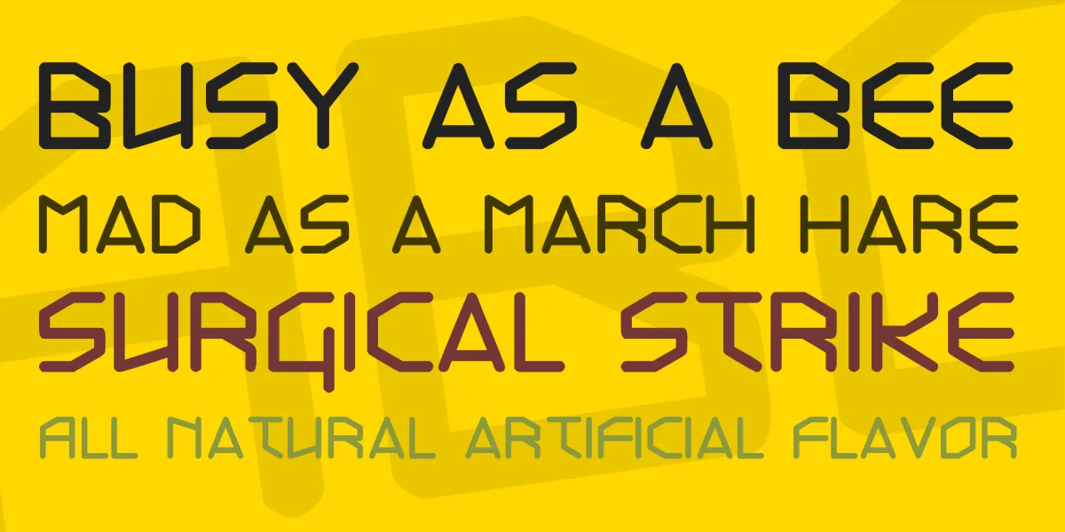 Transistor 2.15 Font preview 2