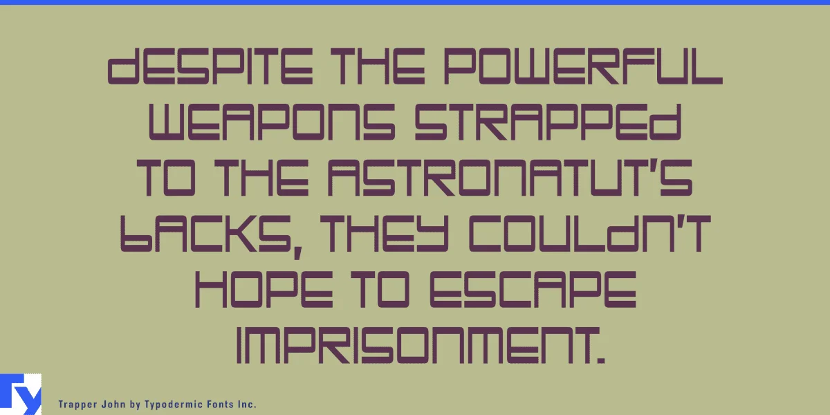 Trapper John Font preview 3