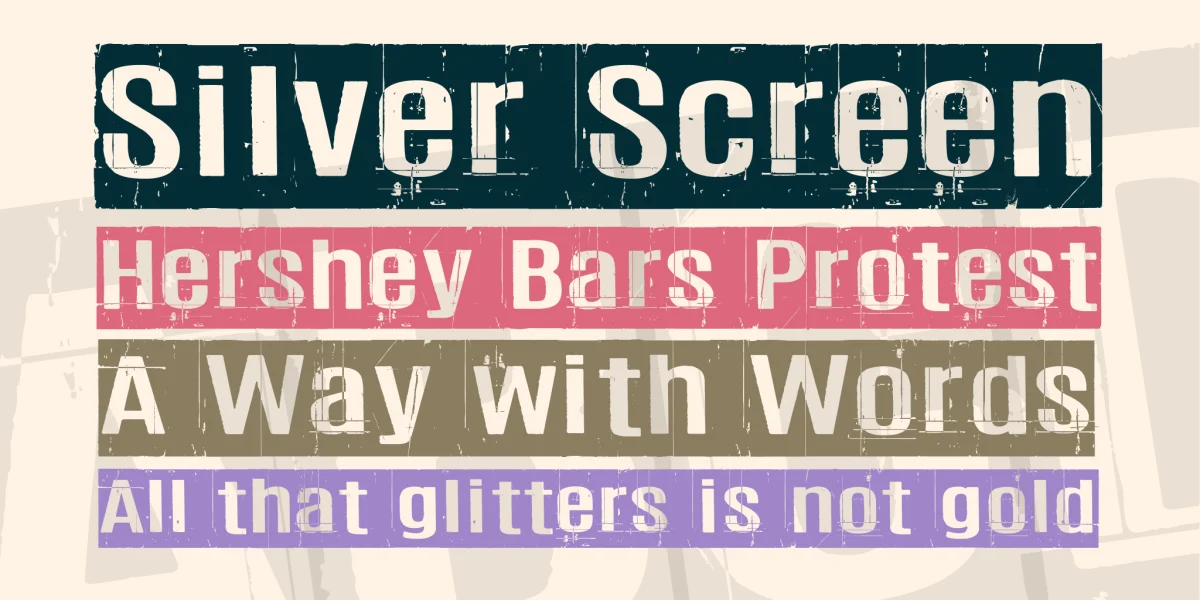 Trashbox Font preview 5