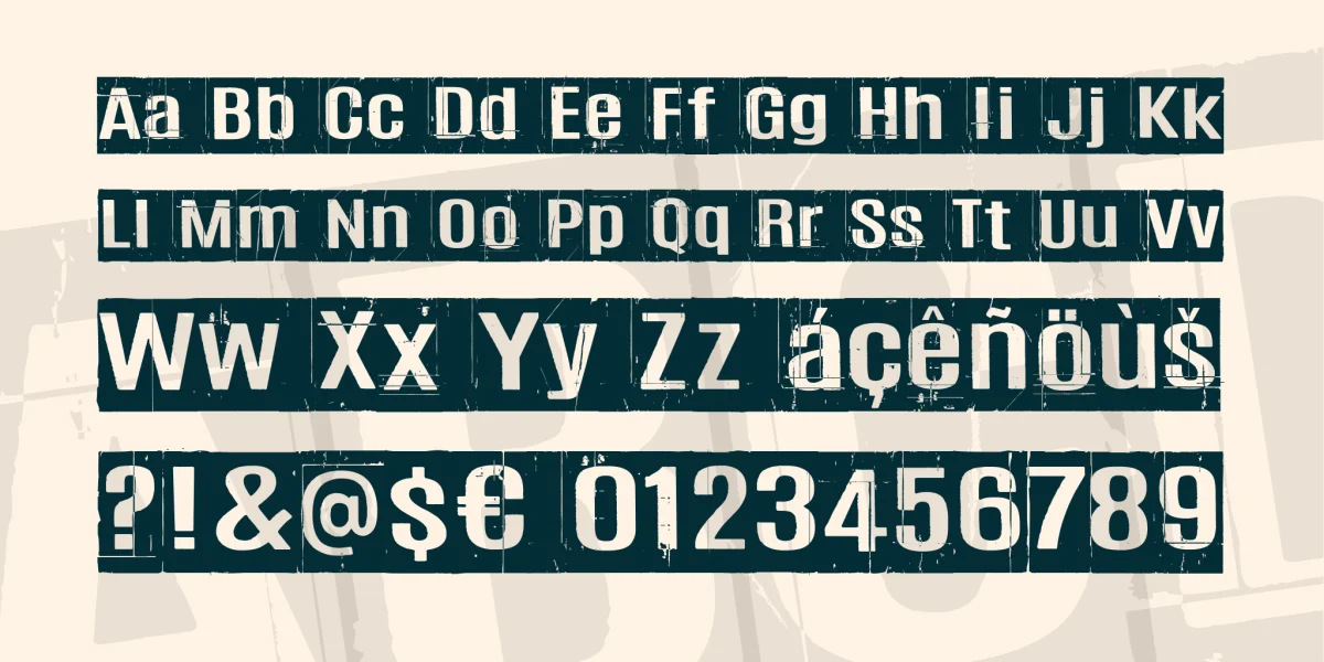 Trashbox Font preview 6