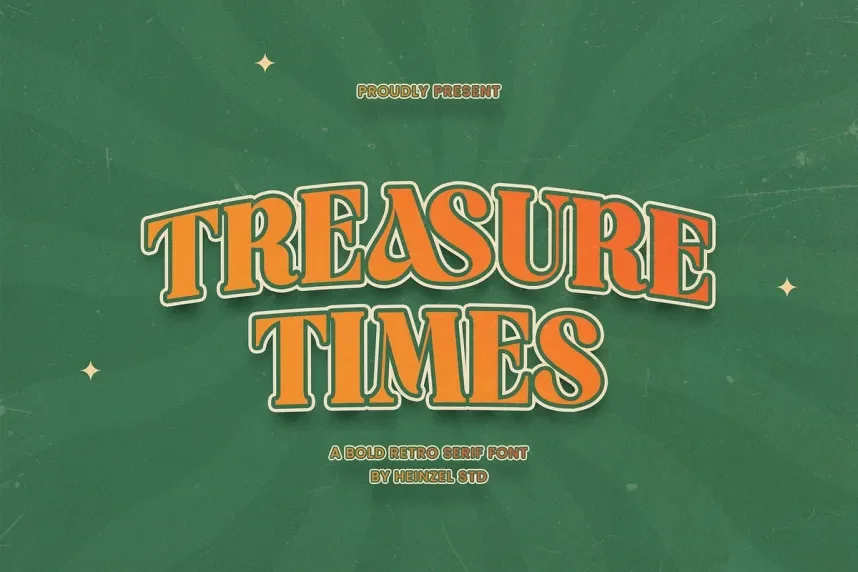 Treasure Times Font preview 2