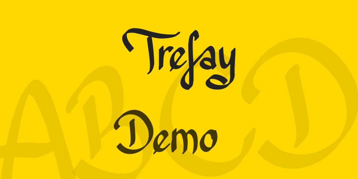 Trefay Font preview 5