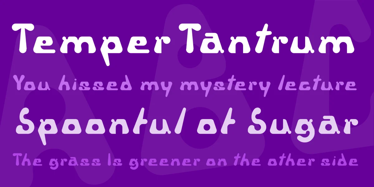 Triangulor Font preview 2