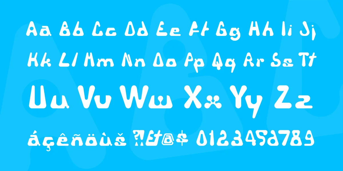Triangulor Font preview 3