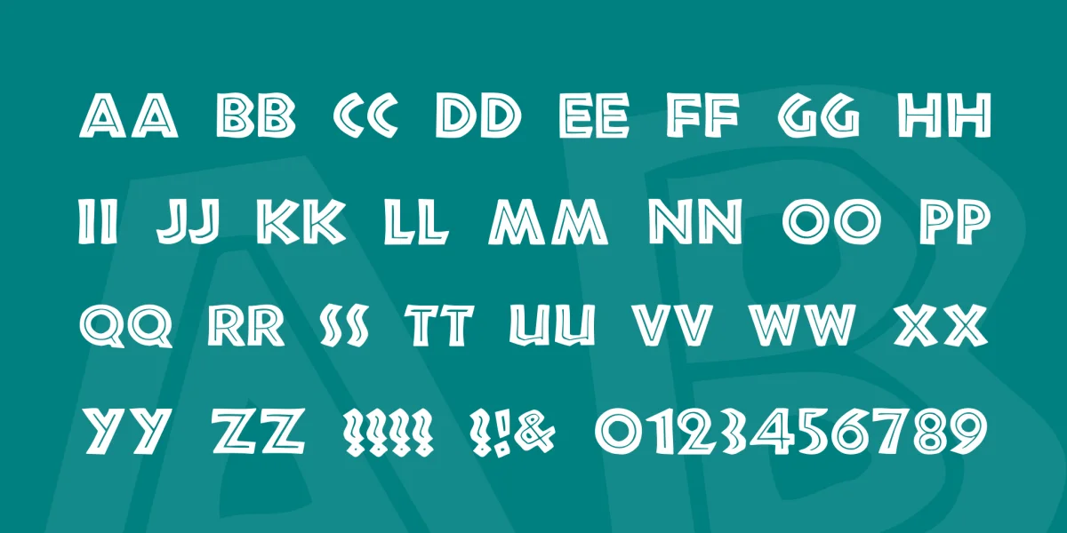 Tribeca Font preview 2