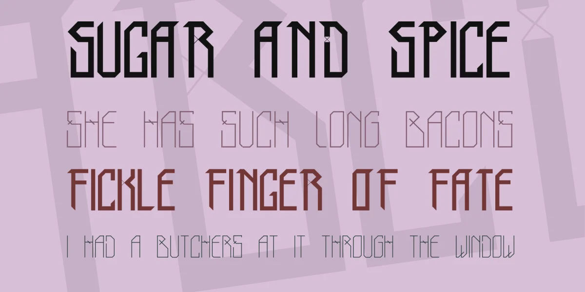 Tribo Font Family preview 3