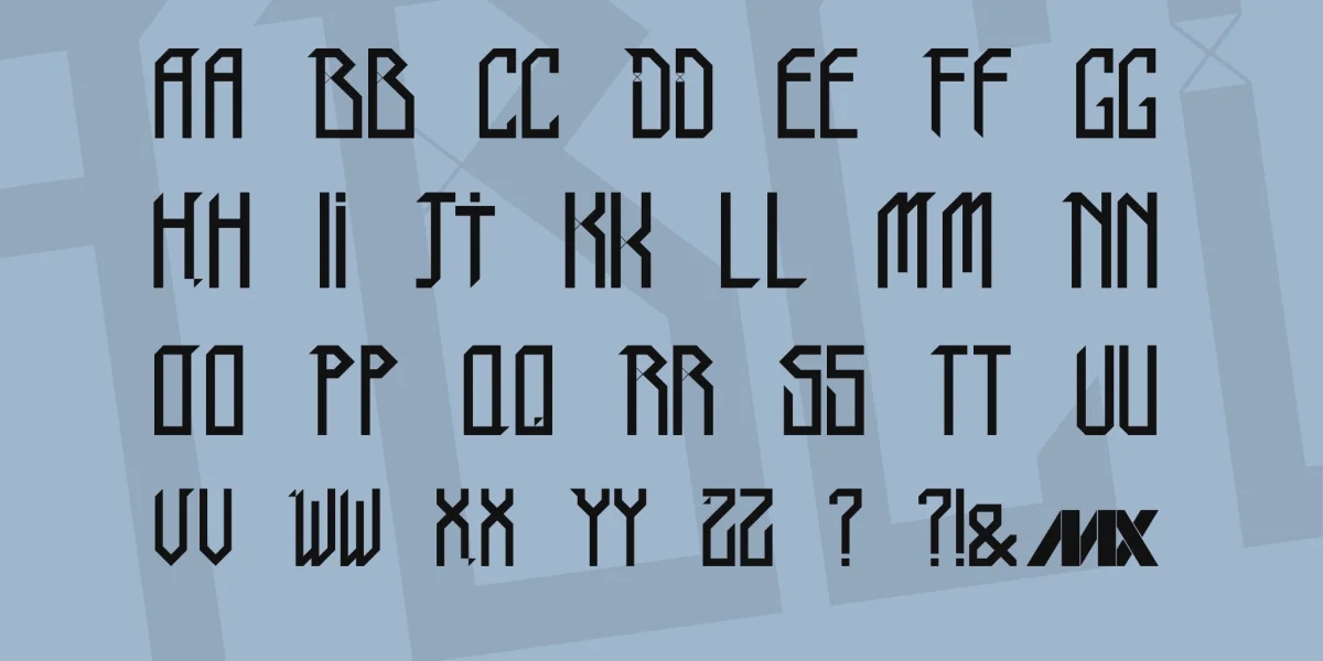 Tribo Font Family preview 4