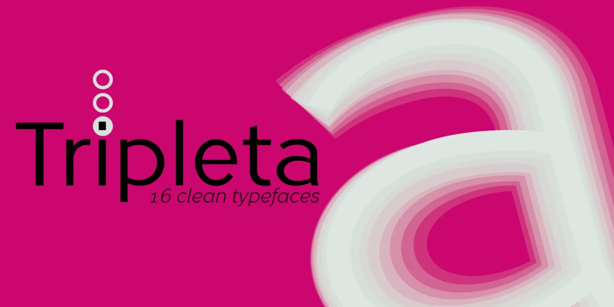 Tripleta Font Family preview 2