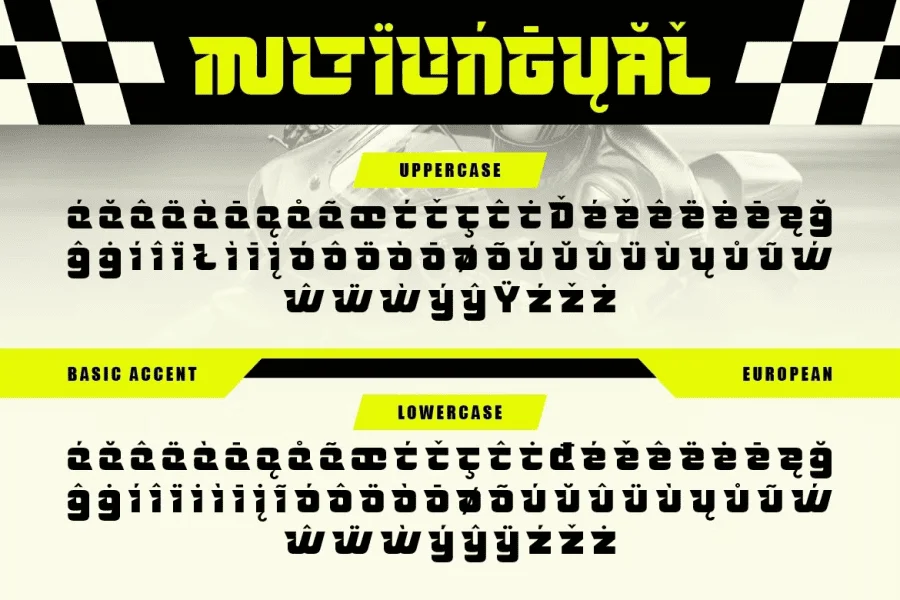 Trivox Font preview 10