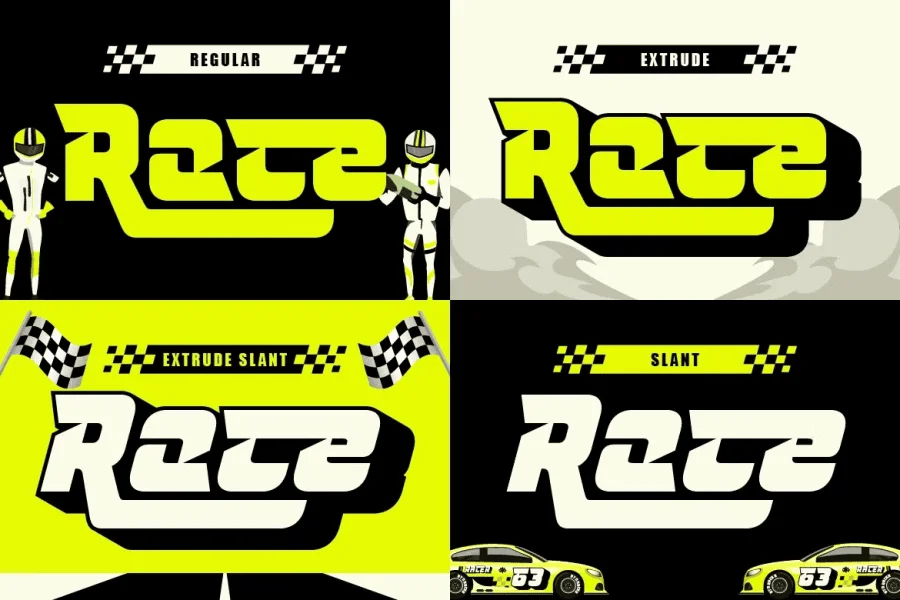 Trivox Font preview 4