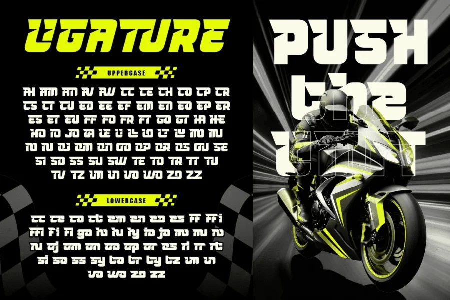 Trivox Font preview 6