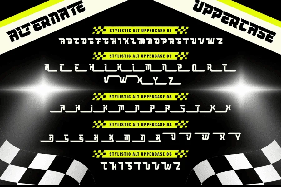 Trivox Font preview 8