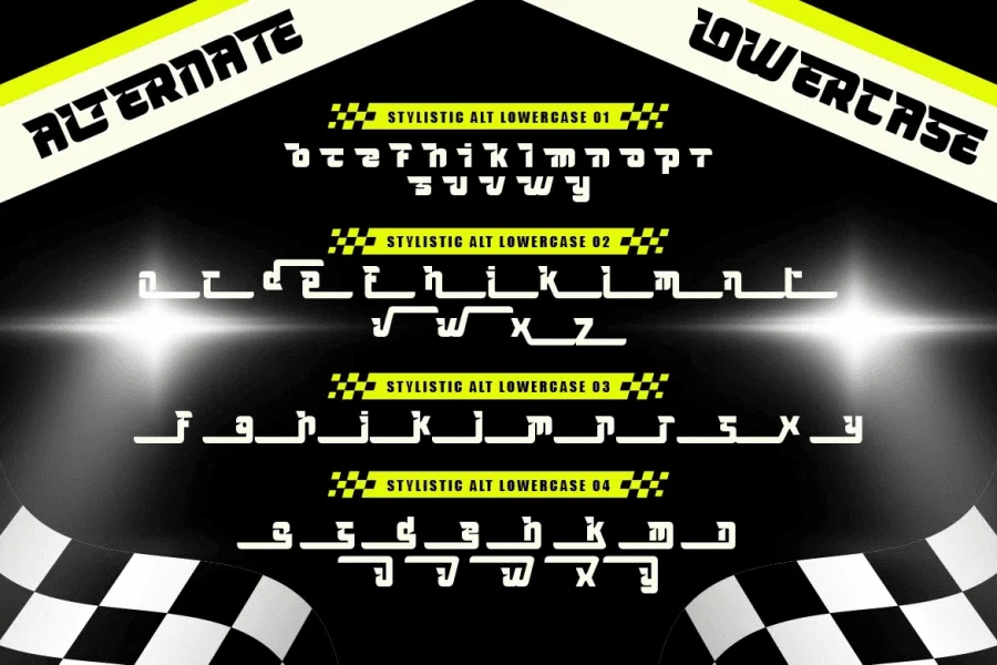 Trivox Font preview 9