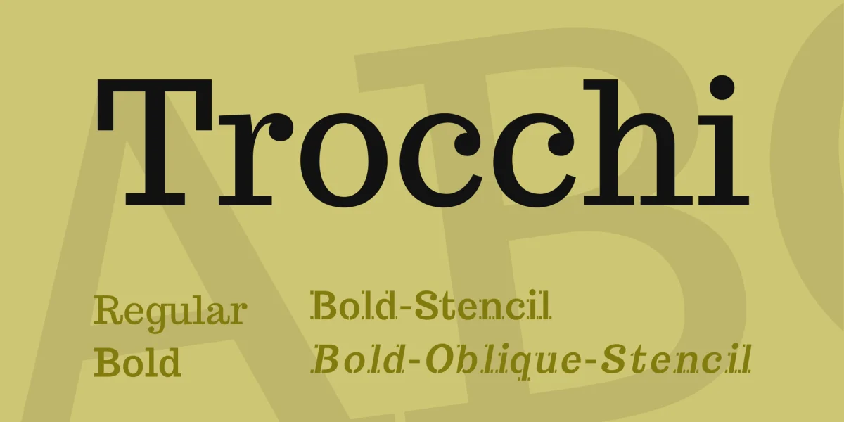 Trocchi Font Family