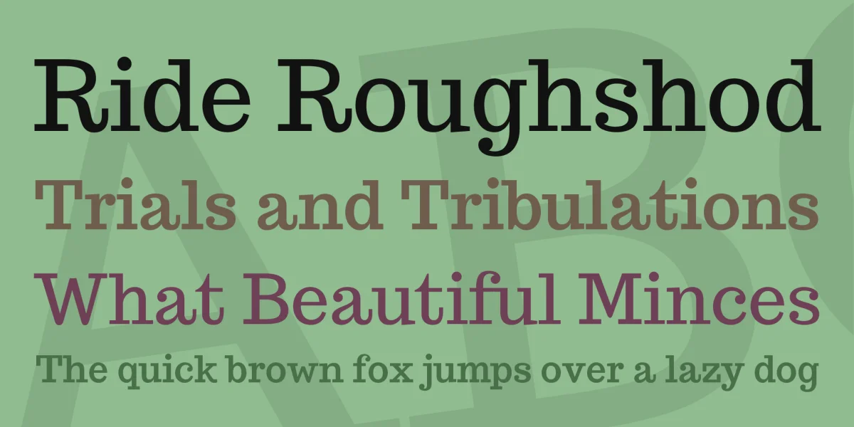 Trocchi Font Family preview 2