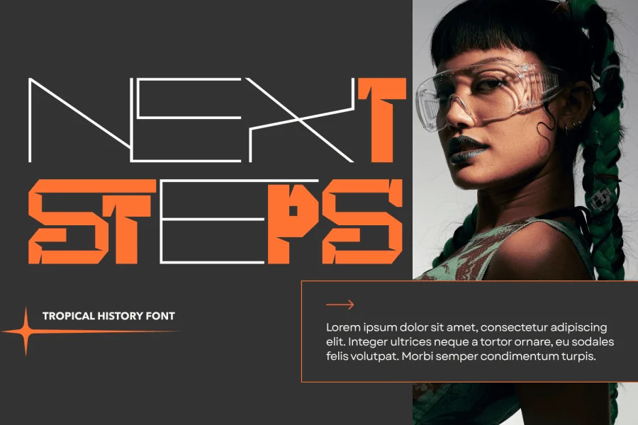 Tropical History Demo Font preview 2