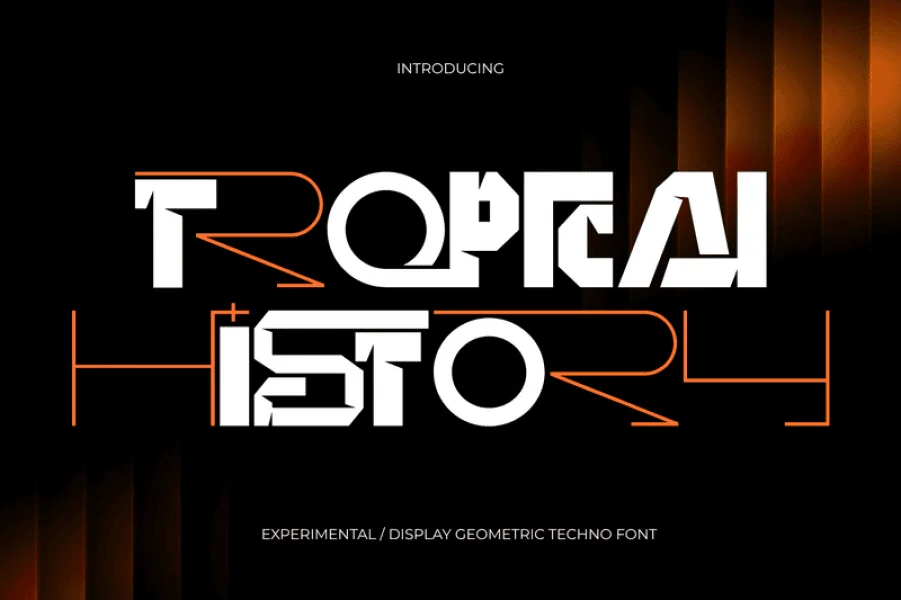 Tropical History Demo Font preview 9