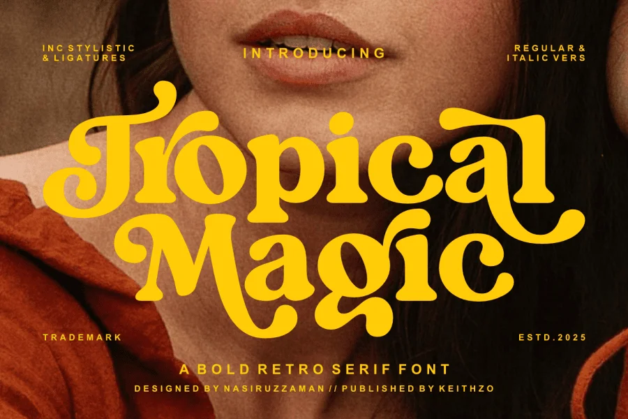 Tropical Magic Font