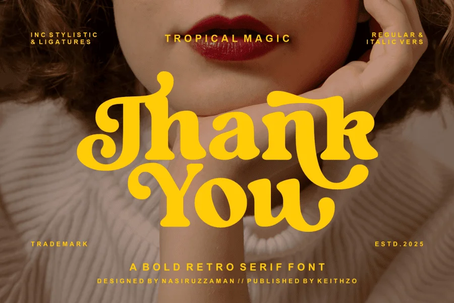Tropical Magic Font preview 9