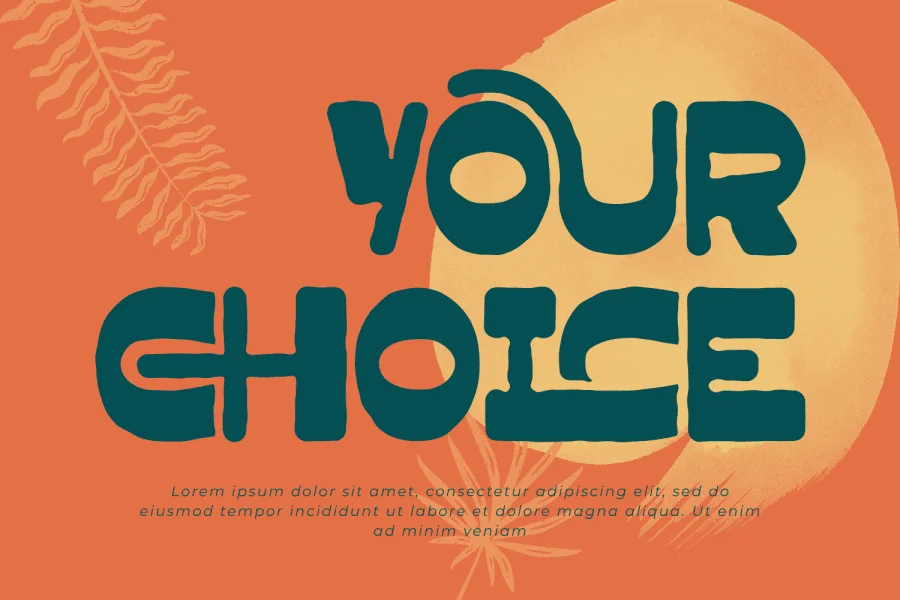 TROPICAL REGIONS DEMO Font preview 4