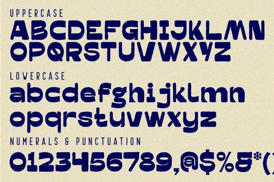 TROPICAL REGIONS DEMO Font preview 7