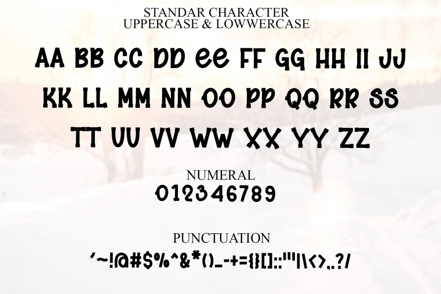 Tropical Sunset Font preview 7