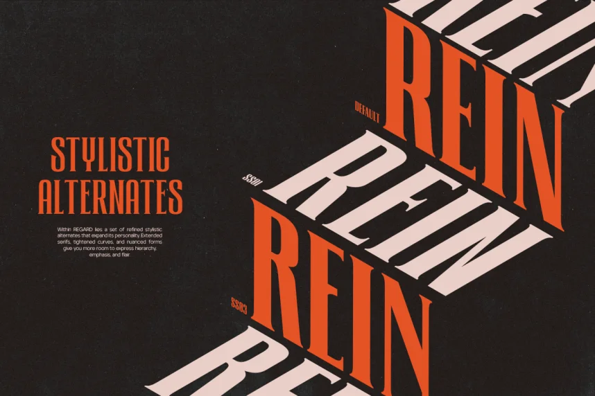 TRT Regard Font Family preview 2
