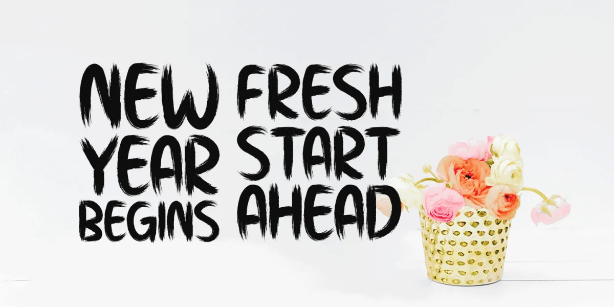 True Start Font preview 2