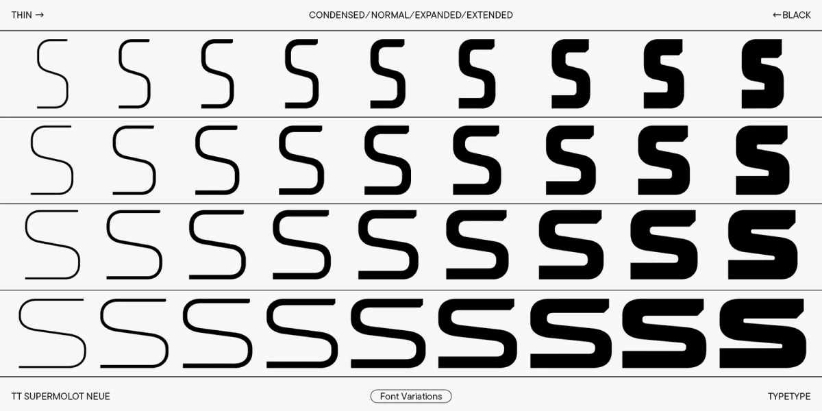 TT Supermolot Neue Trl Font Family preview 4