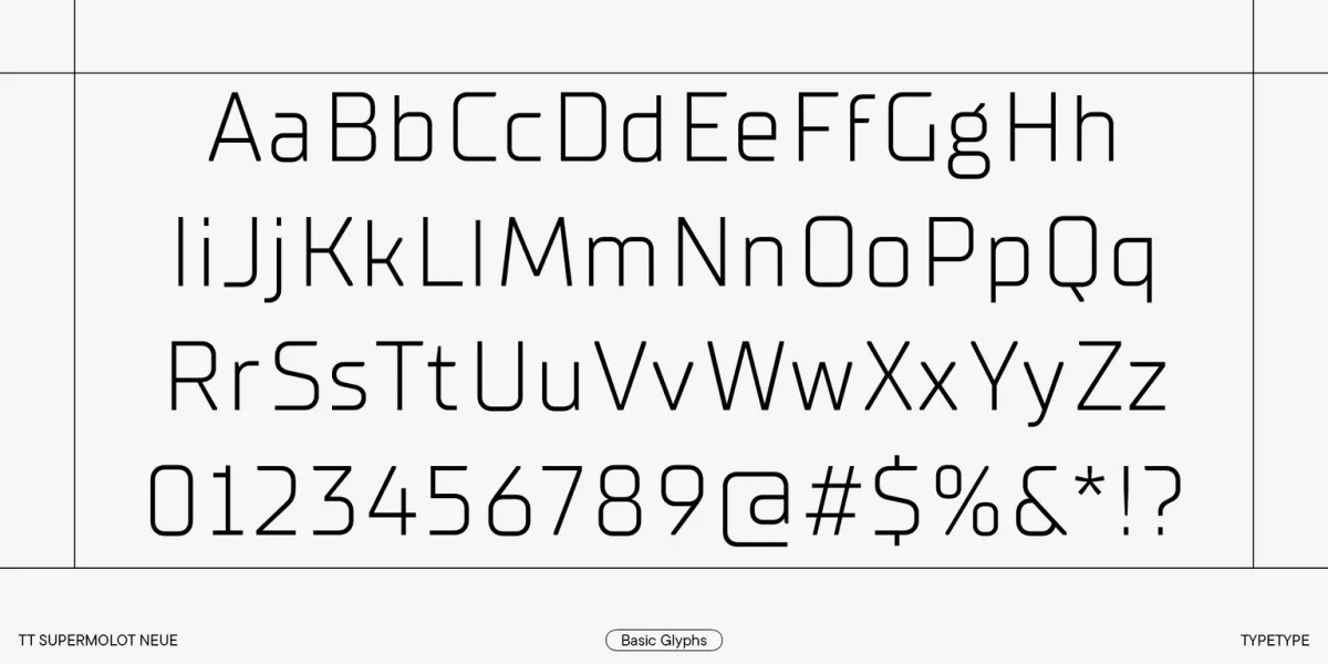 TT Supermolot Neue Trl Font Family preview 6