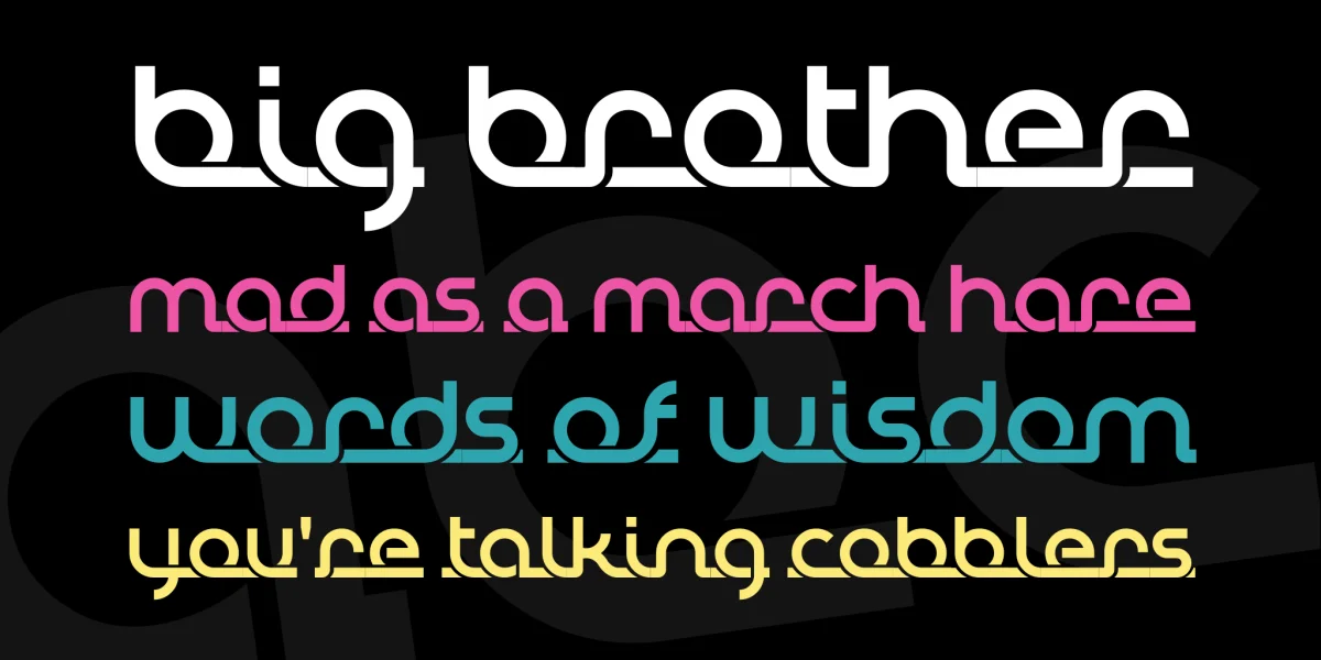 Tually Demo Font preview 2