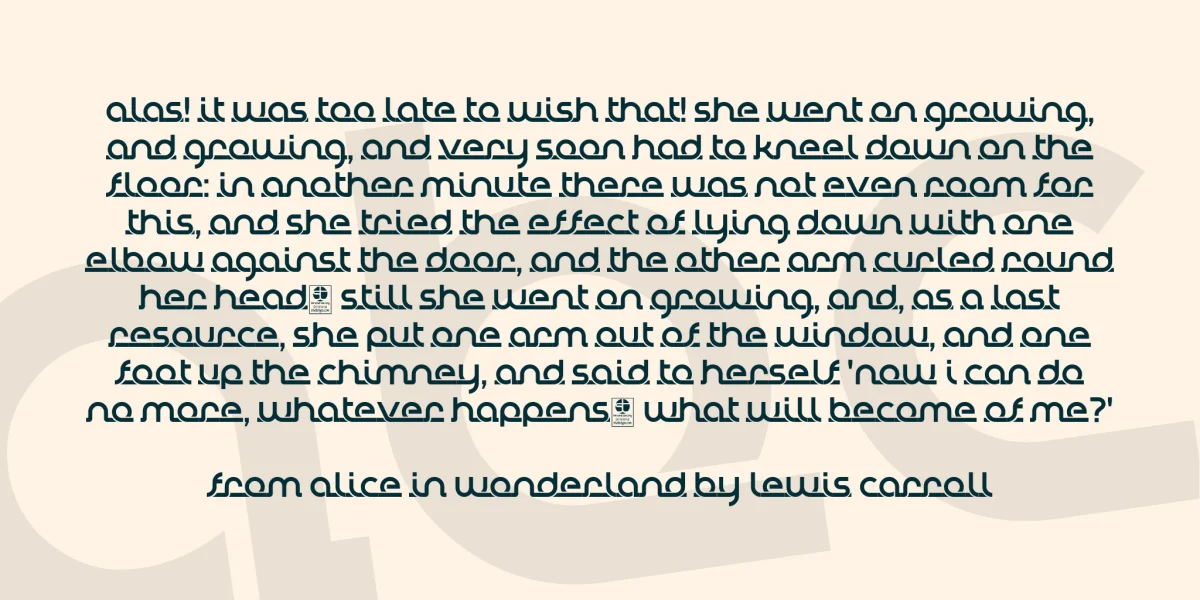 Tually Demo Font preview 6