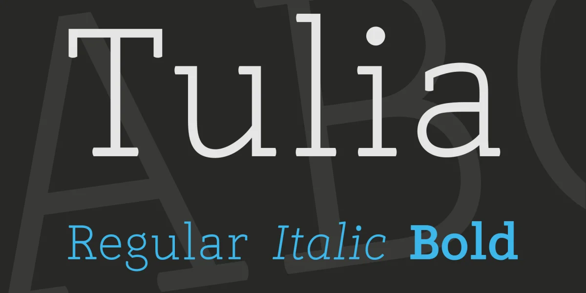 Tulia Font Family