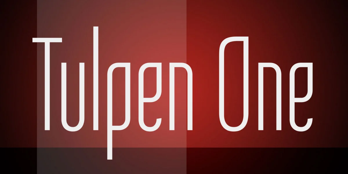 Tulpen One Font
