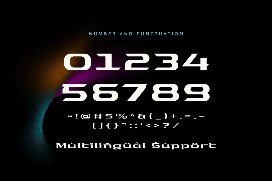 Turbo Driver Font preview 12