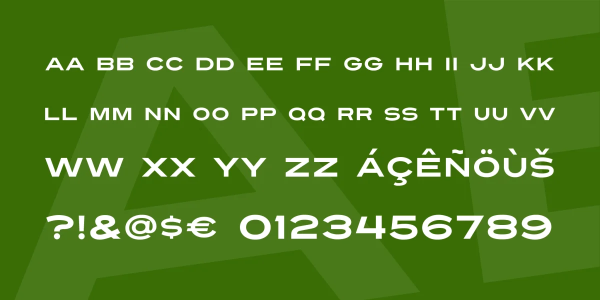 Turnpike Font preview 3