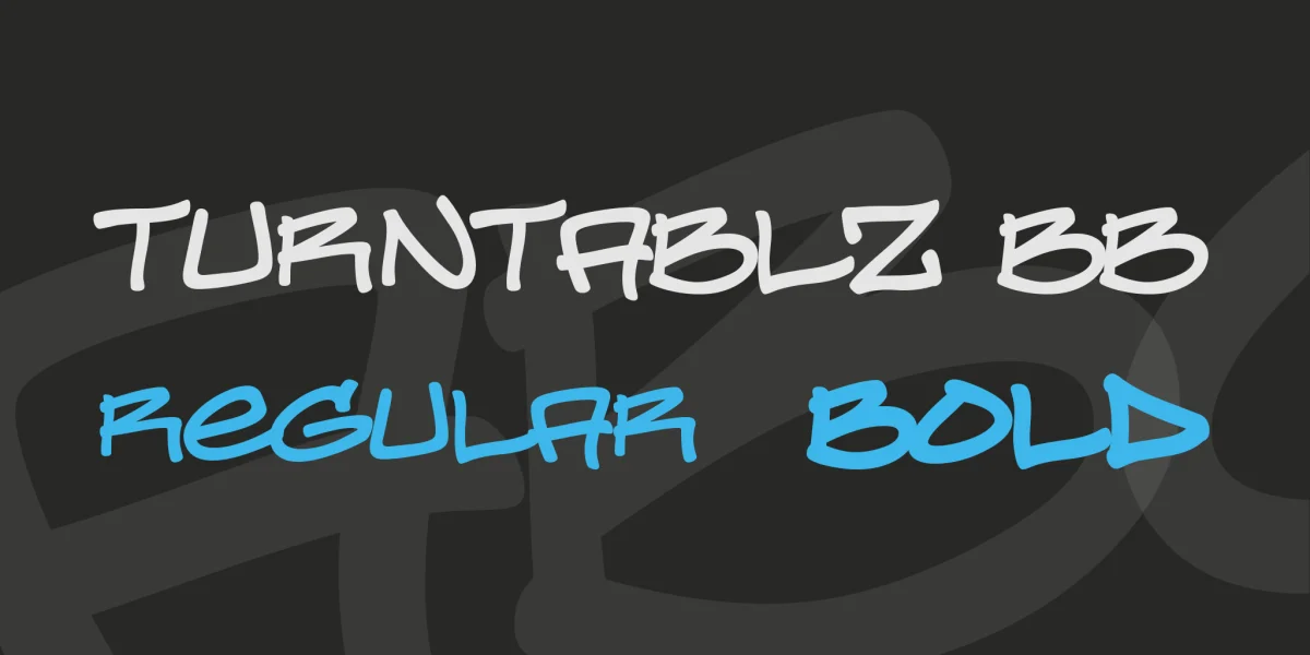 Turntablz BB Font Family