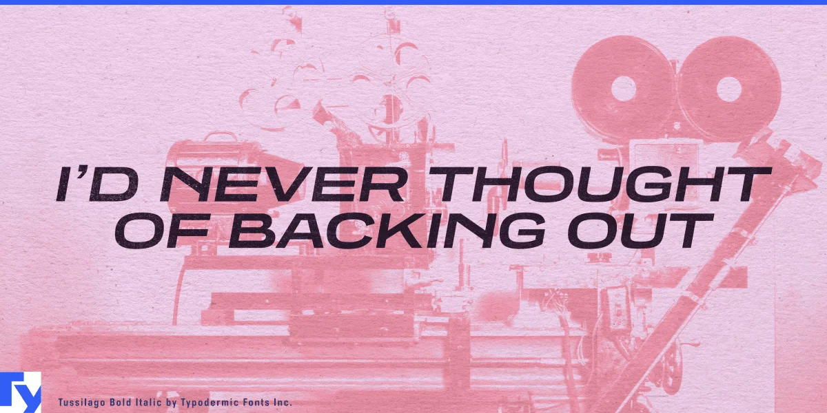Tussilago Font Family preview 5