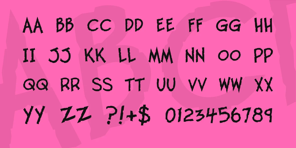 Twelve Ton Fishstick Font preview 3