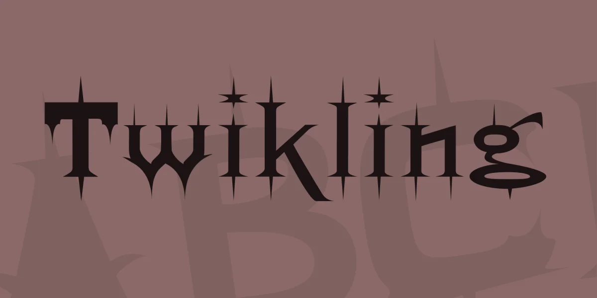 Twikling Font